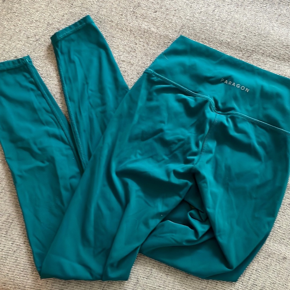 Size small teal Paragon leggings